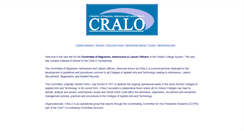 Desktop Screenshot of cralo.ca